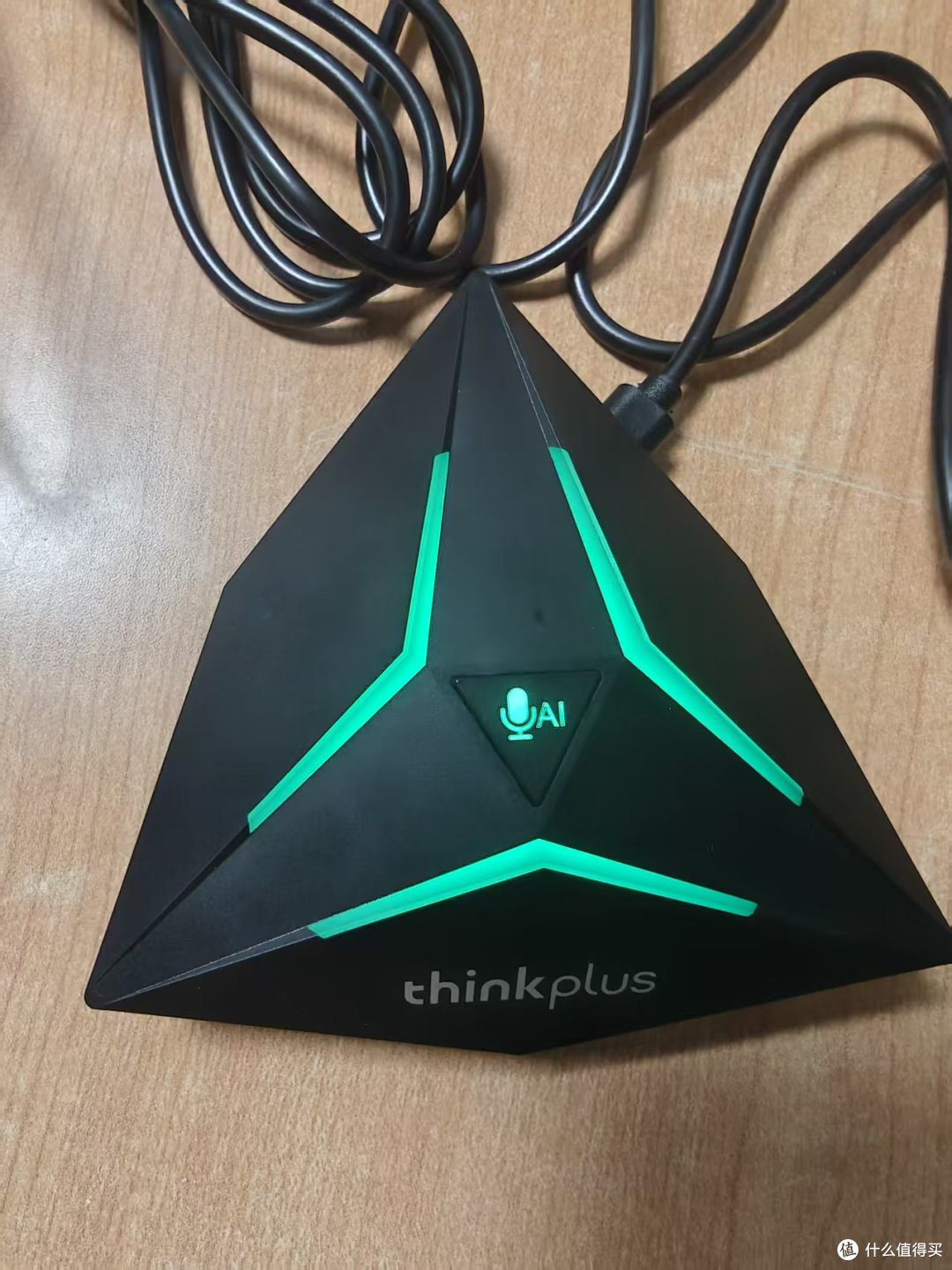 thinkplus桌面麦克风智能降噪,全向拾音的桌面麦