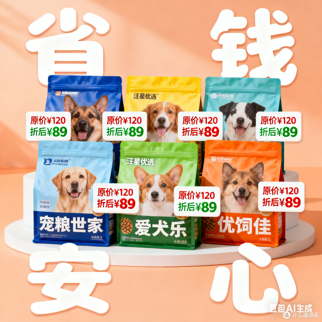 双十一囤狗粮，省钱又安心
