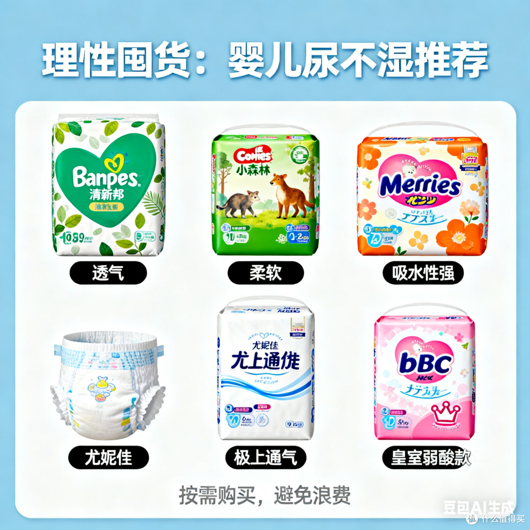 理性囤货:婴儿尿不湿推荐