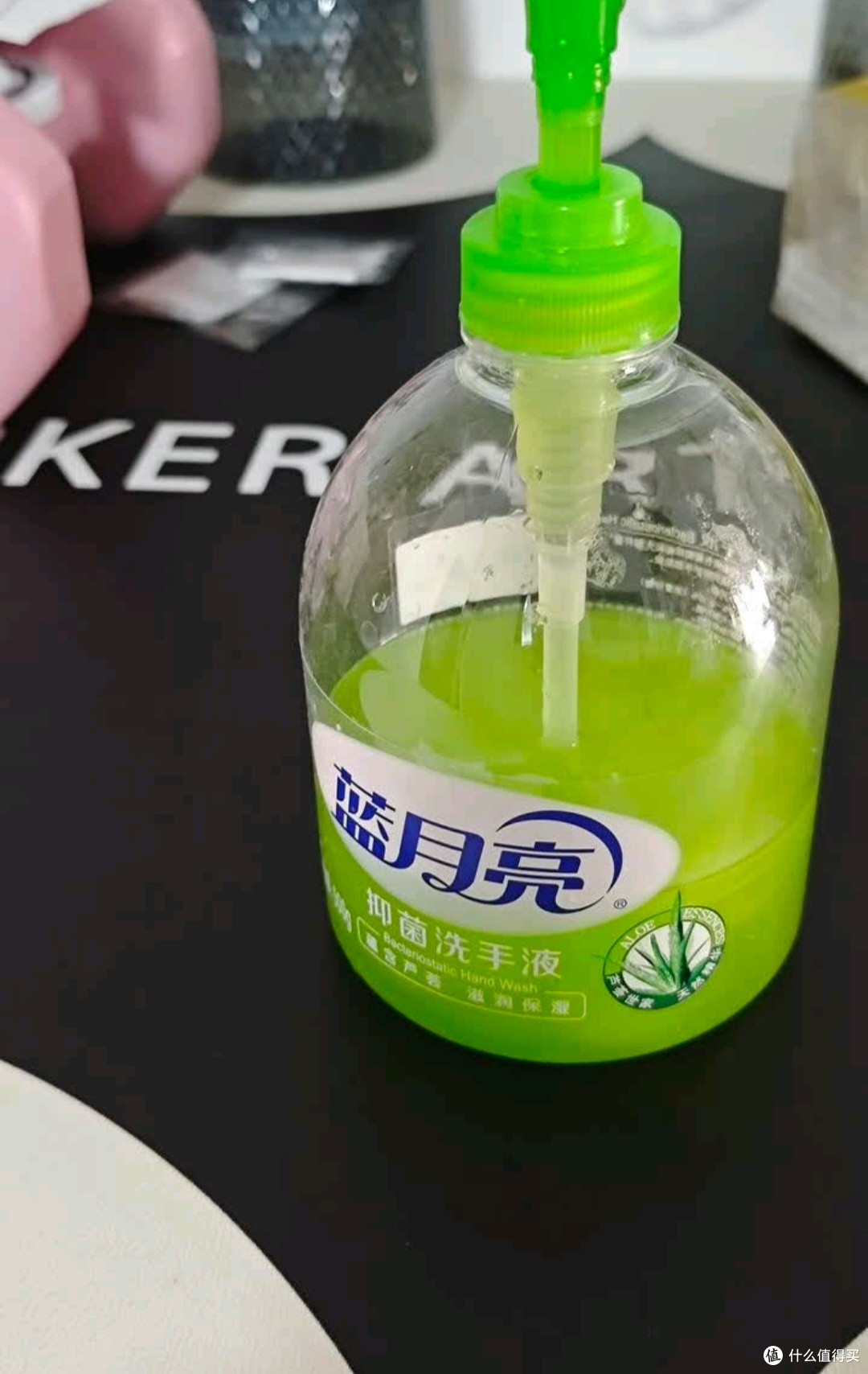 蓝月亮洗手液泡沫丰富滋润芦荟抑菌99.9%500g*3+洗手液补充装