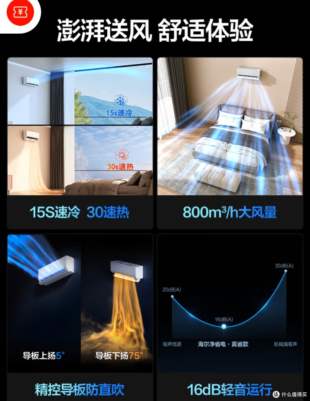 海尔小红花空调：节能舒适新选择