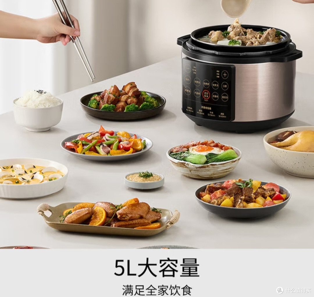 我的双十一清单C位:九阳5L双胆电压力锅