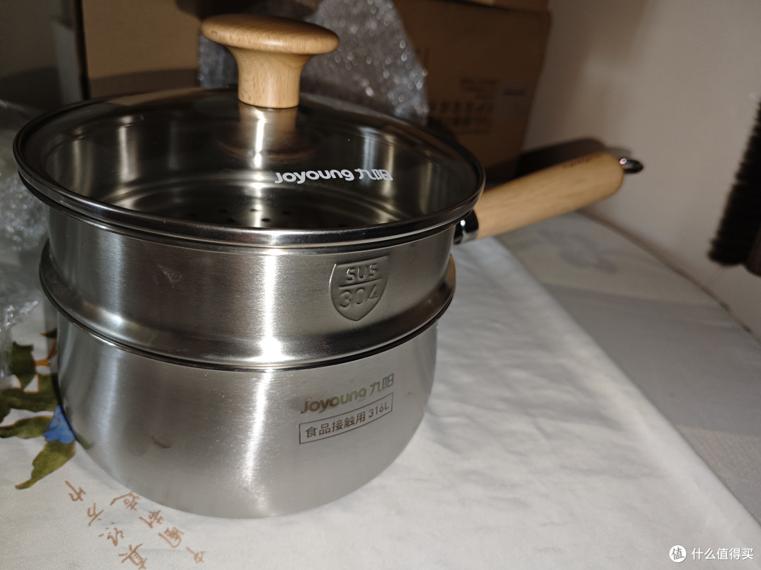 九阳316L不锈钢奶锅,耐用且精致的炊具