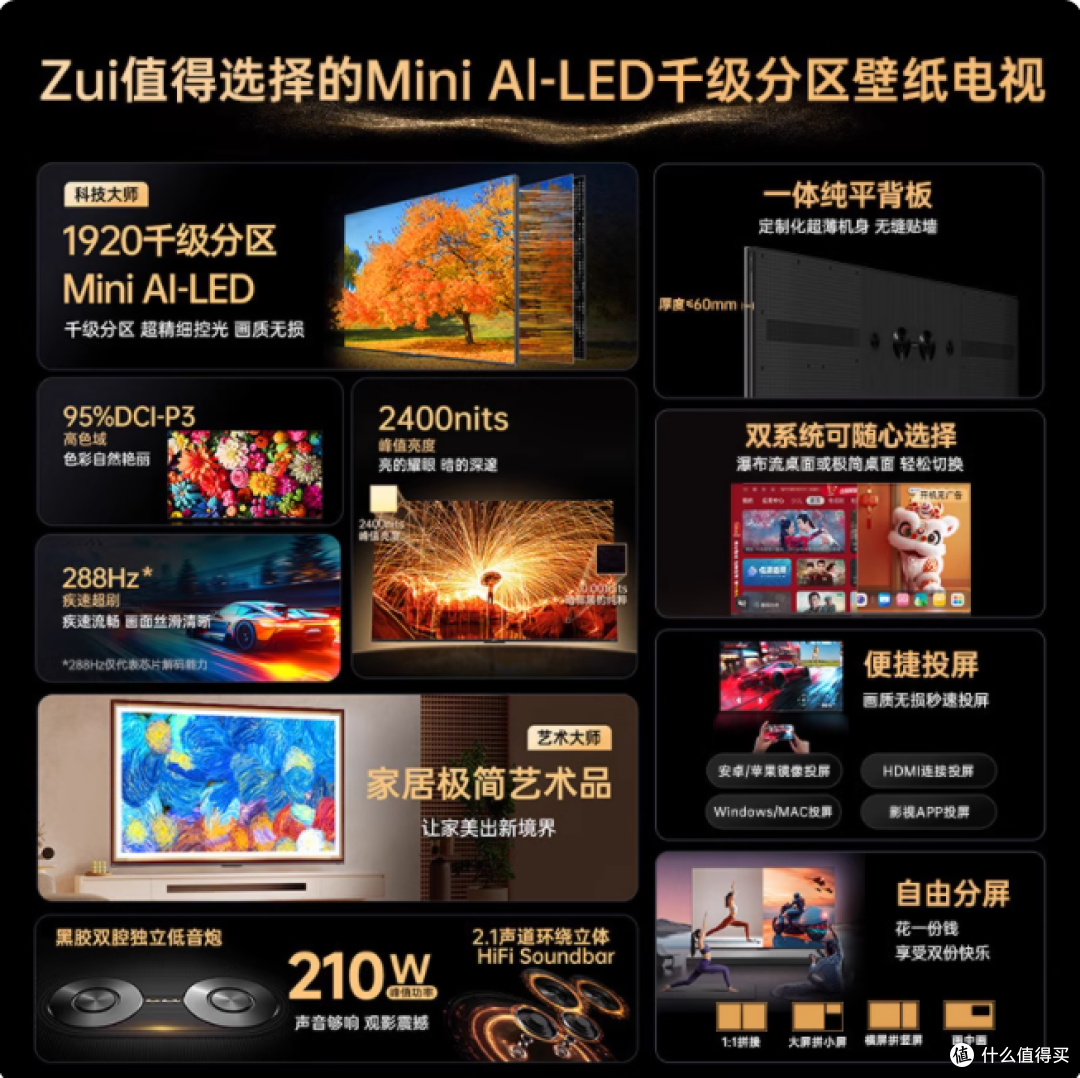 装修封神！康佳 G9 PRO 85 寸壁纸电视把影院搬回家✨