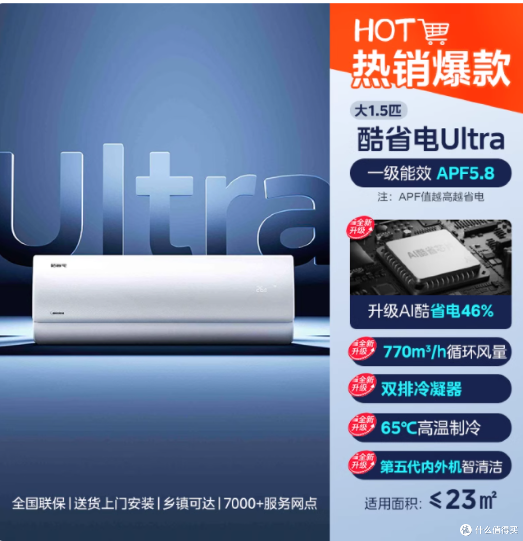 美的酷省电 Ultra 实测:8 小时电费 5 毛,十年省出一台机