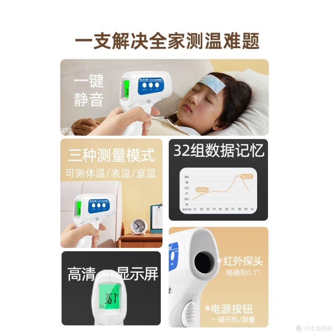 一秒测温的精准守护,是我深夜不再慌张的底气