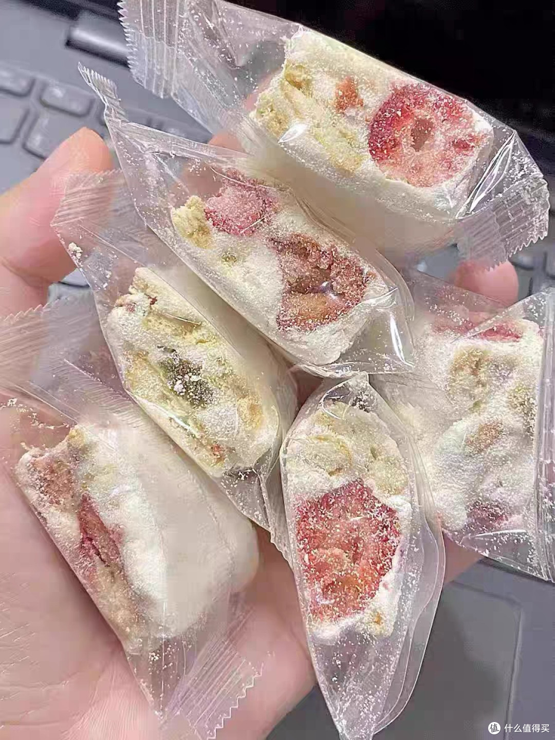 哇!手工芒果蓝莓雪花酥来啦!