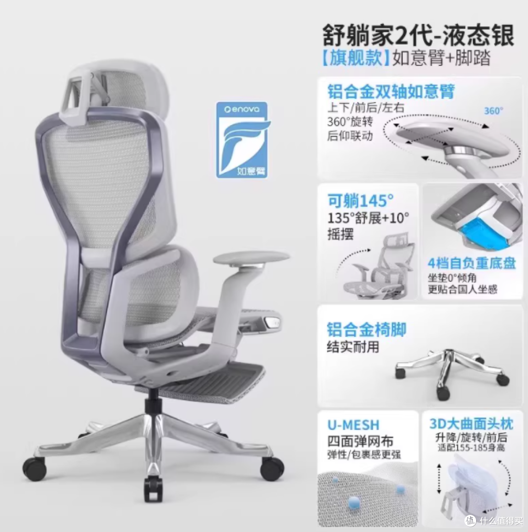 久坐党救星✨乐瓦舒躺家工学椅:办公 8 小时腰不酸