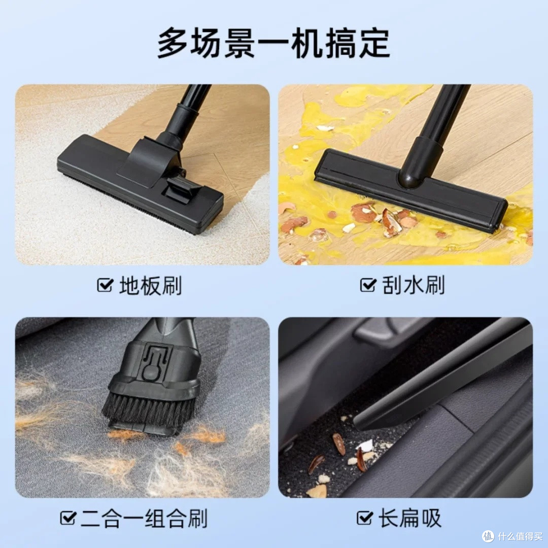 海尔桶式吸尘器:19kPa飓风吸力