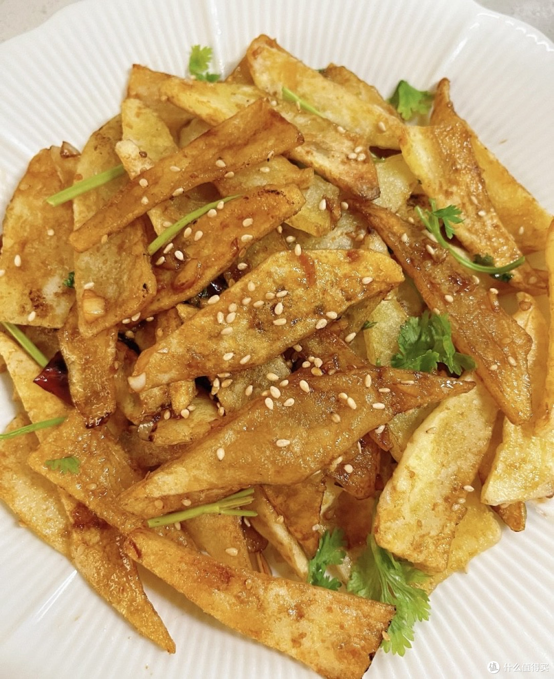 土豆这样做酸甜酥脆，嘎嘎好吃❗️#风味土豆片