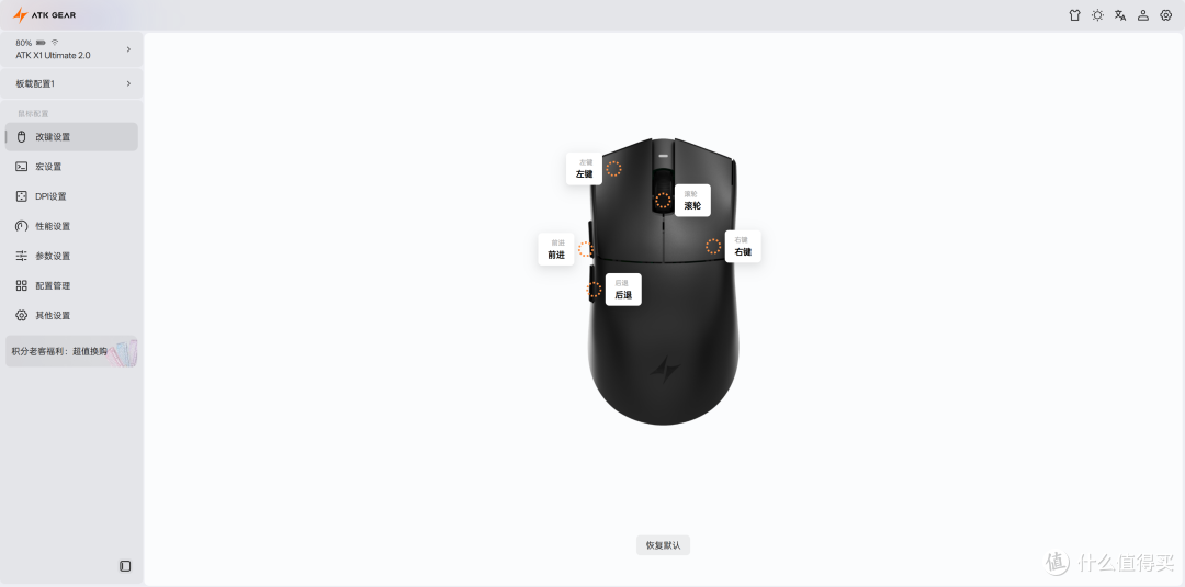 极致手感,顶配堆料,经典旗舰全新进化——ATK烈空X1V2电竞鼠标