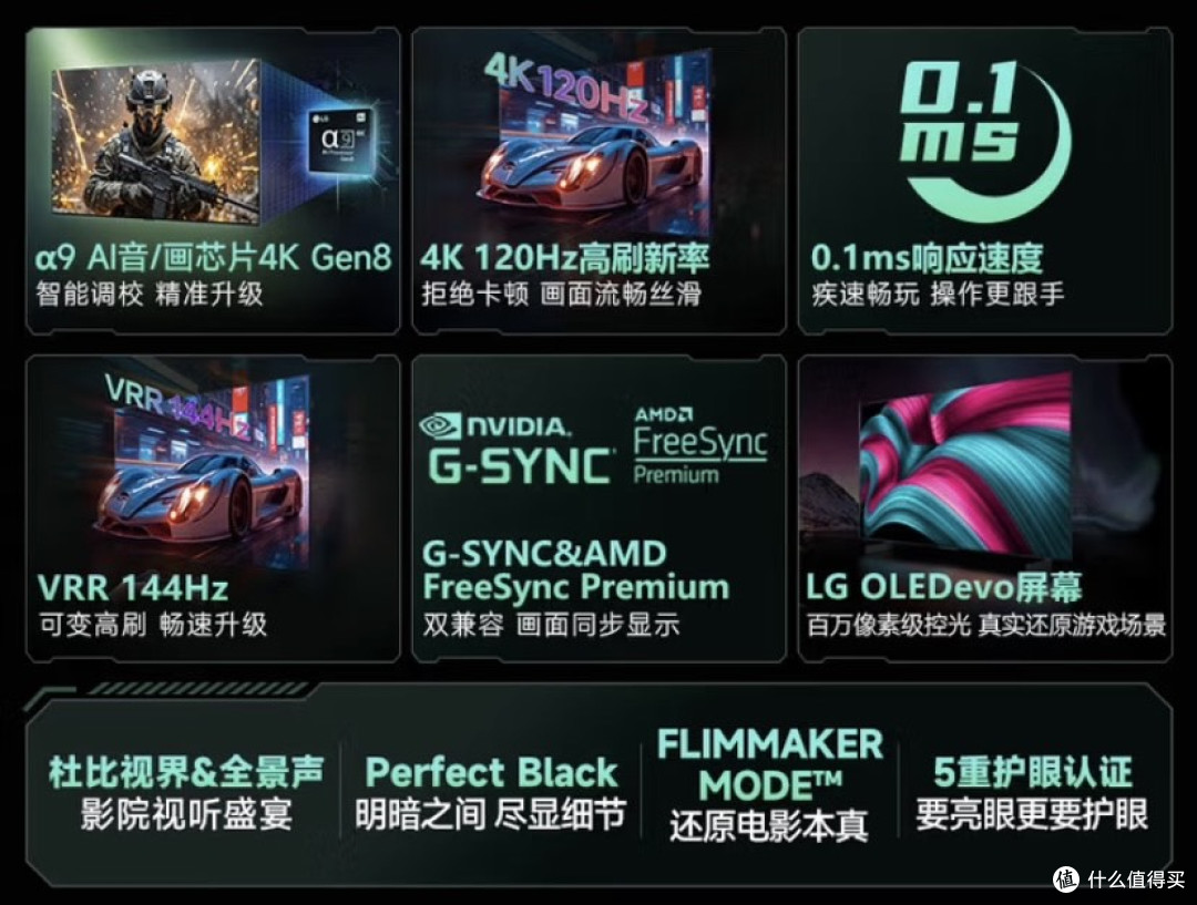 LG C5系列42英寸OLED电视:电竞新选择