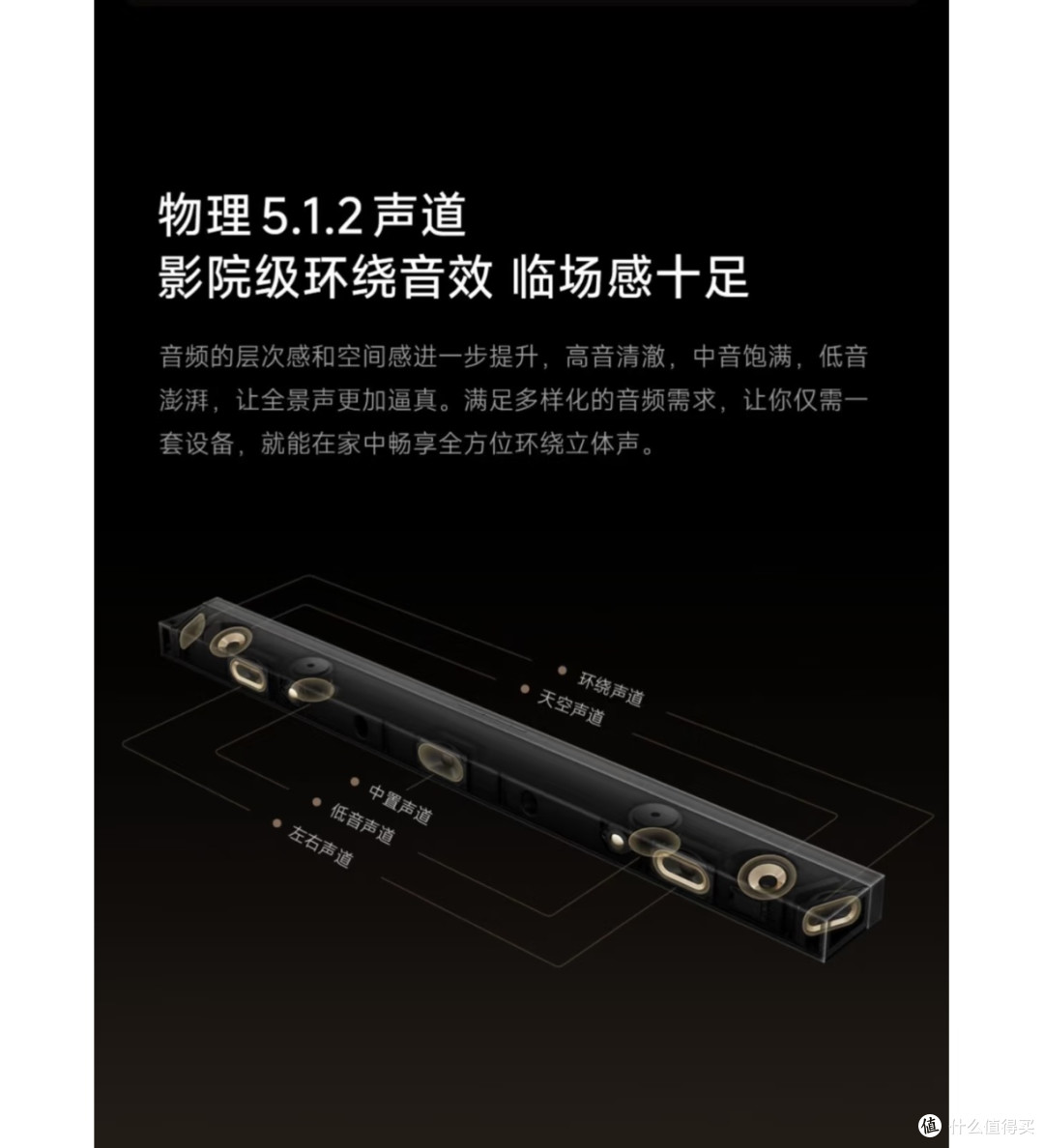 2025年度新品!小米电视音响5.1.2