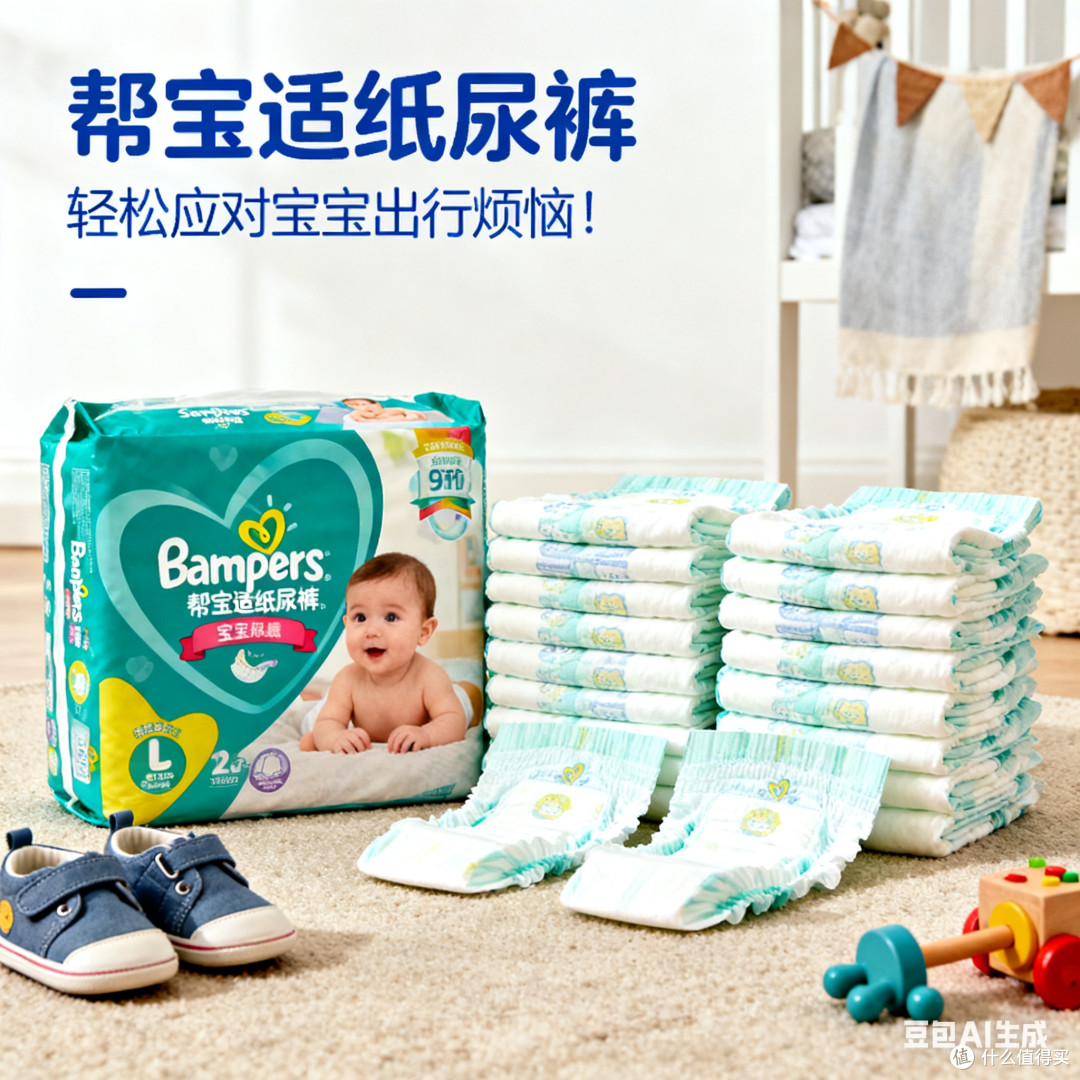 帮宝适纸尿裤，轻松应对宝宝出行烦恼！