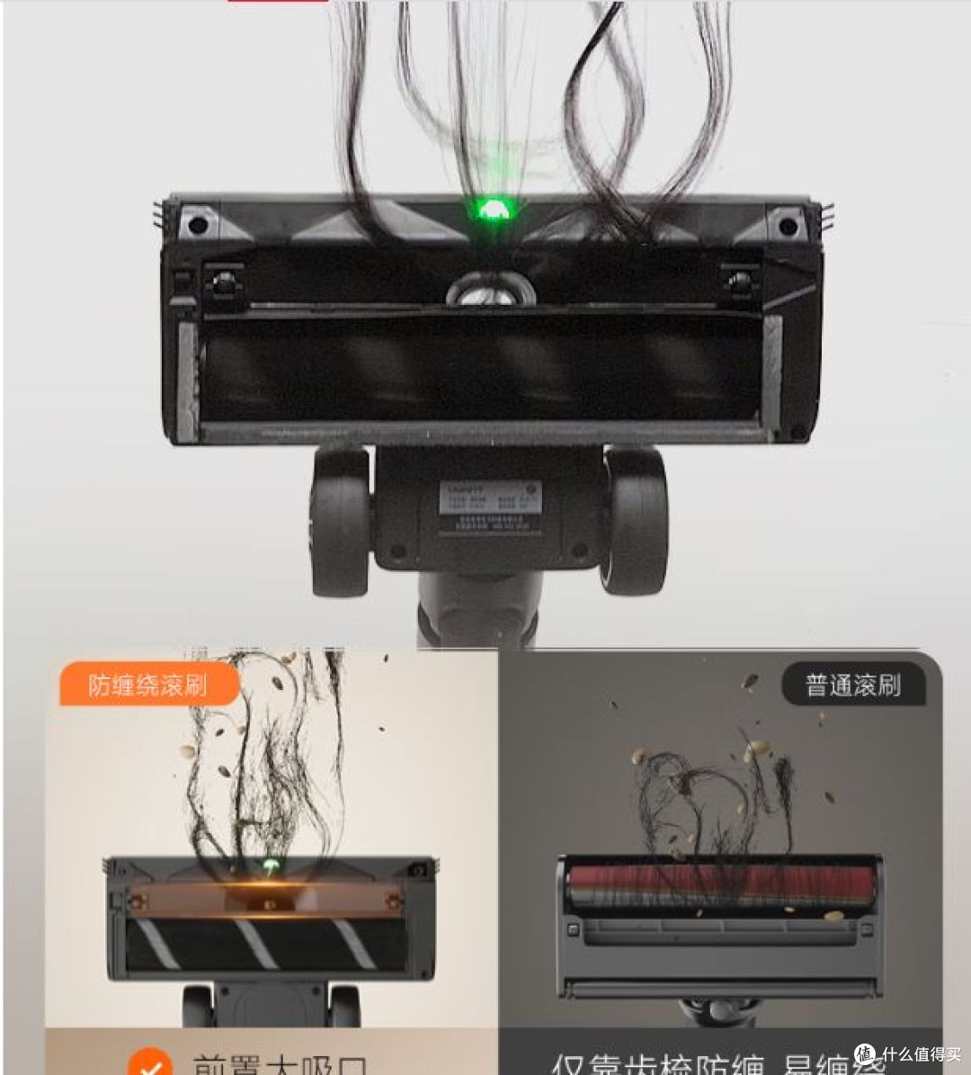 友望吸尘器V400Pro,超强大吸力,双倍集尘0残留, 全链防缠绕!