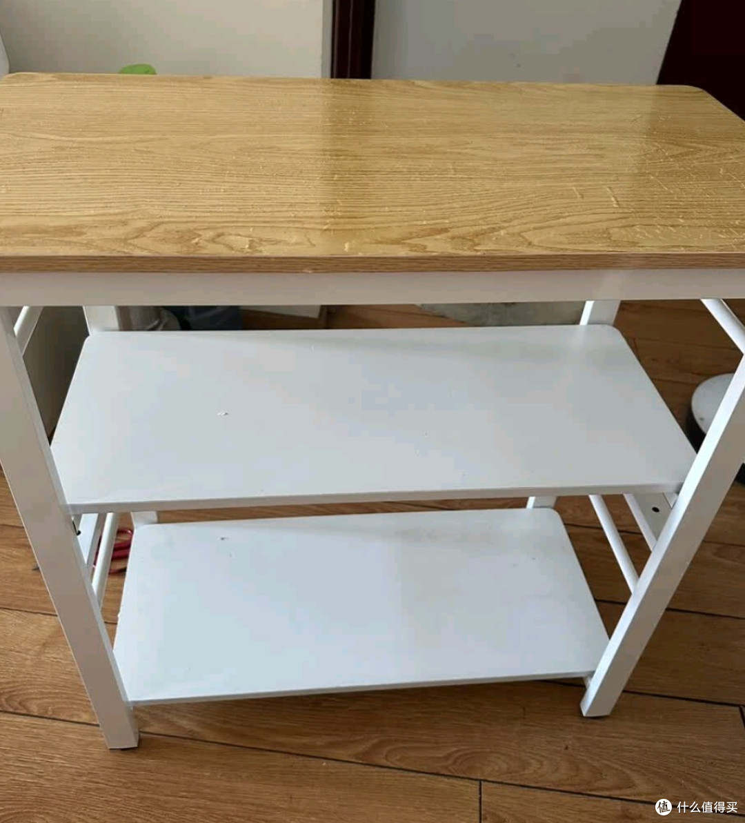 全品屋厨房置物架落地多功能切菜桌子多层餐边锅具置物收纳柜橱柜