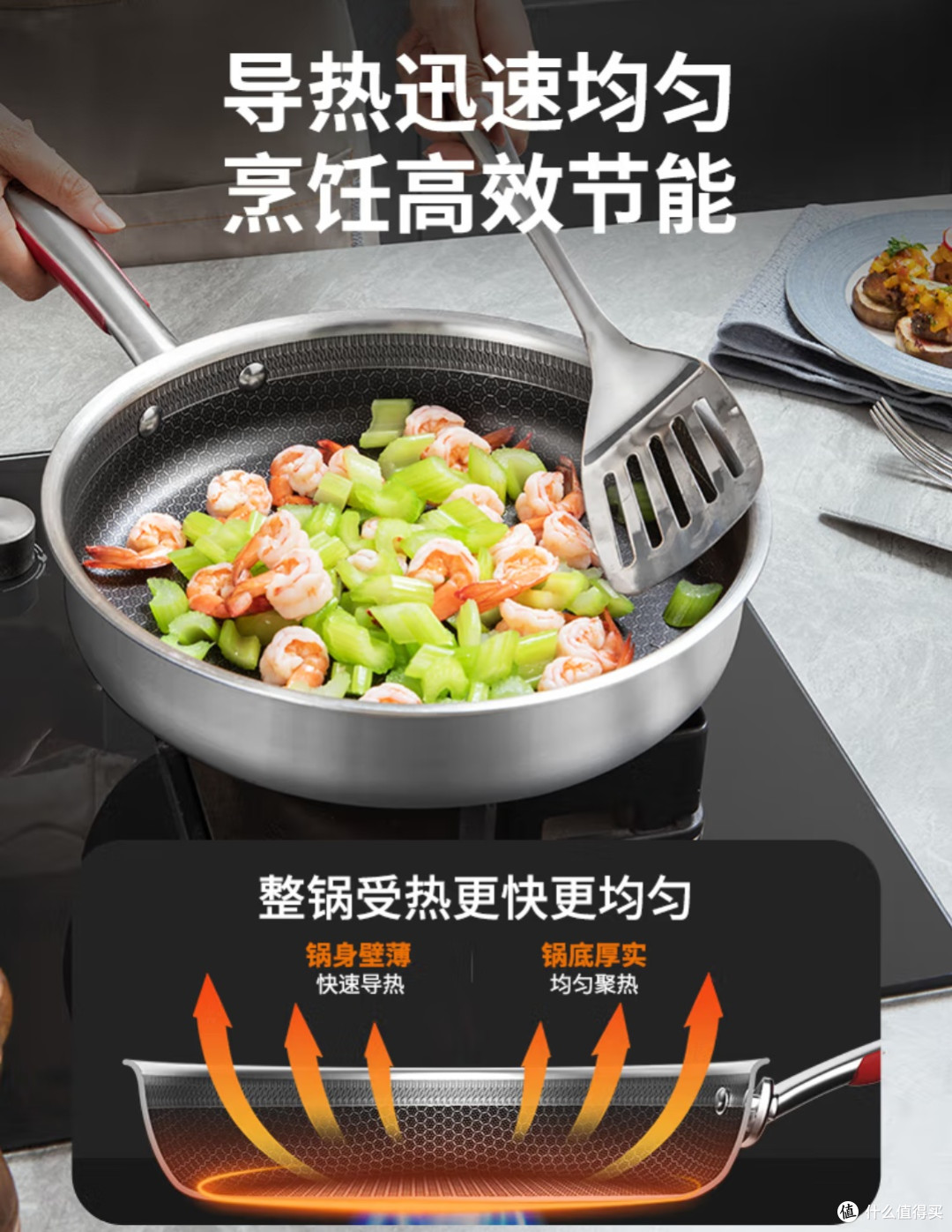 厨房本命锅!康巴赫旗舰S款平底锅真的用不腻