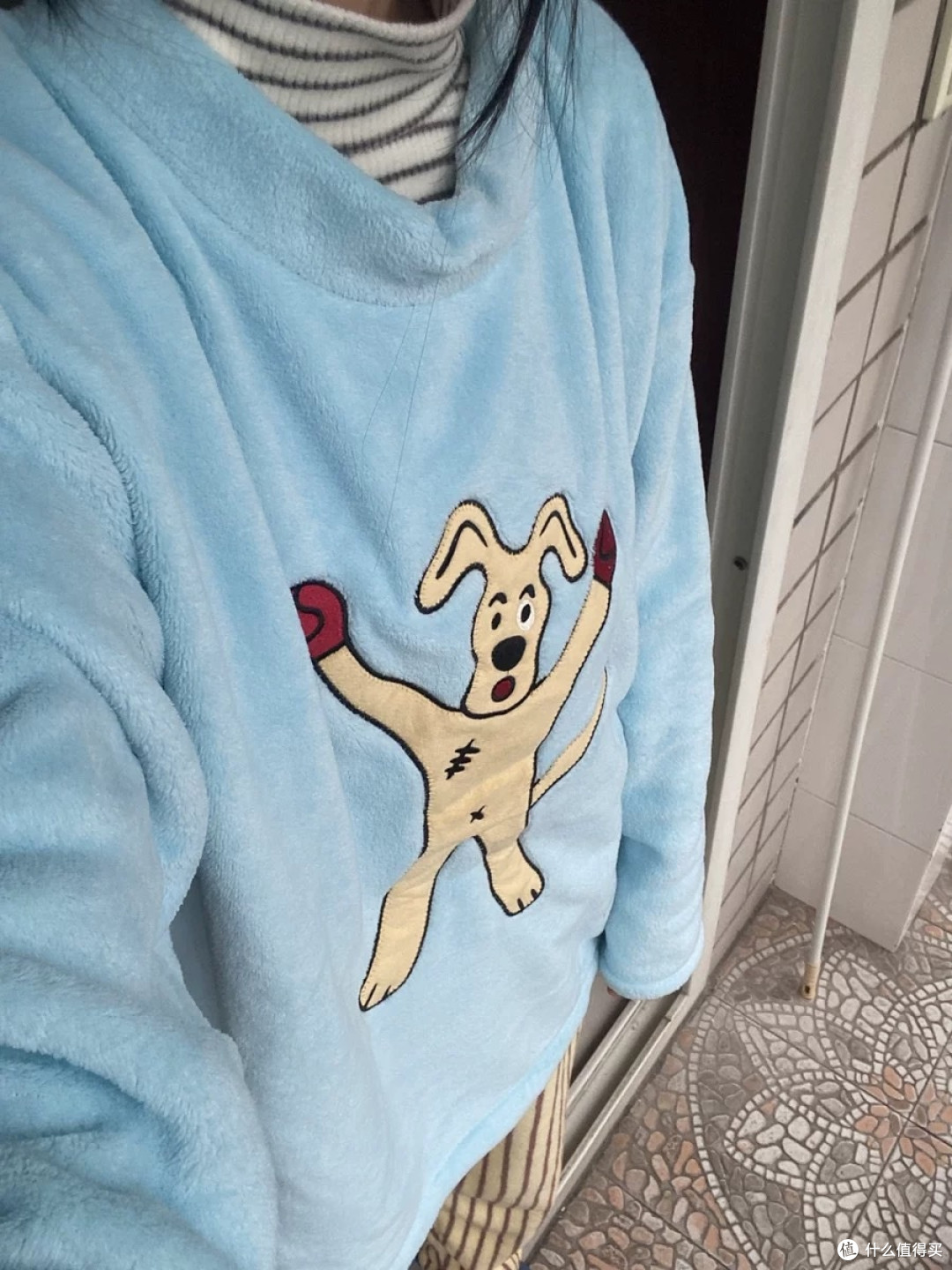 这套小狗珊瑚绒睡衣让我在宿舍焊在床上不想起!
