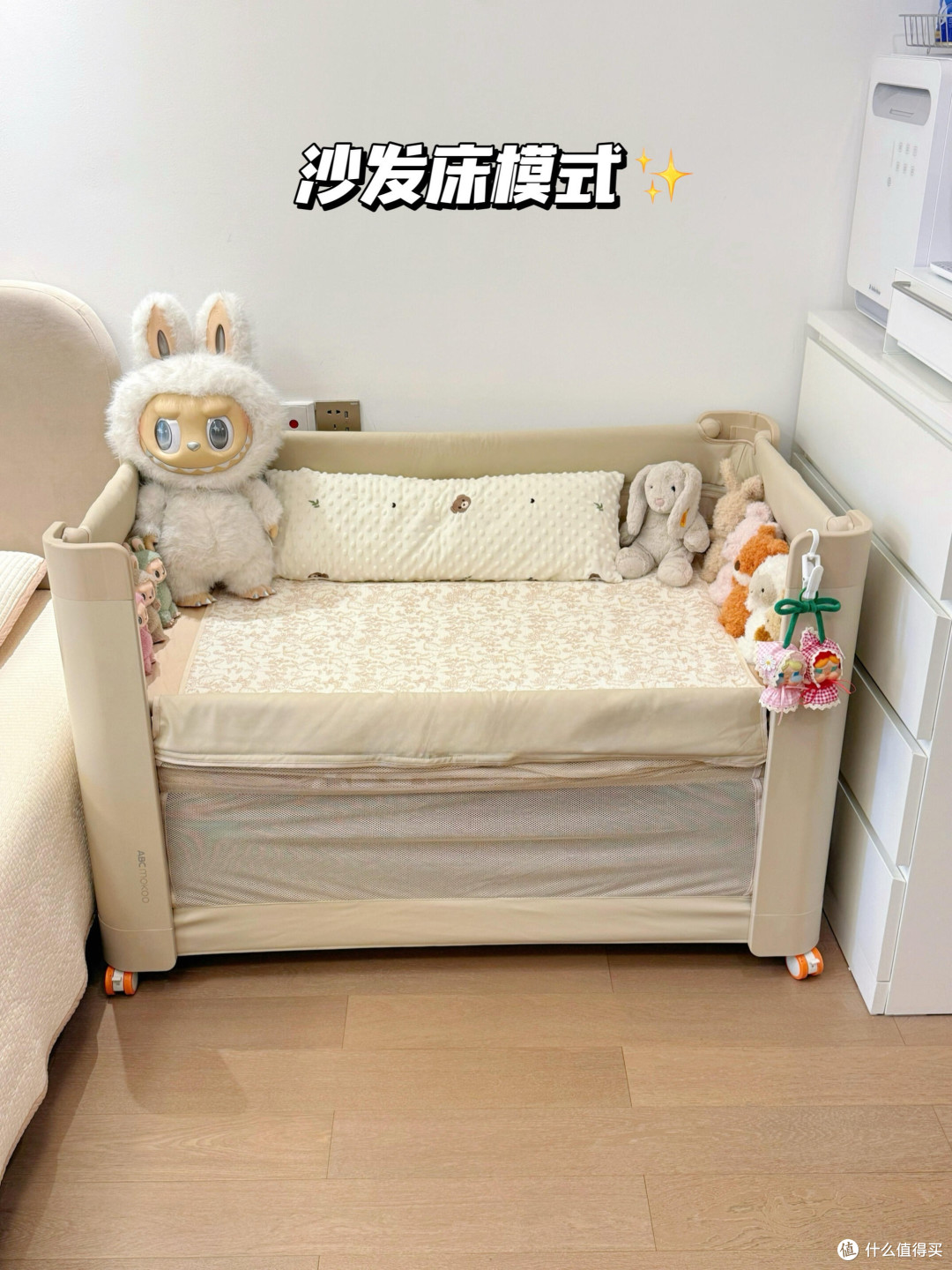 决定了！以后谁生二胎我都送这个折叠婴儿床