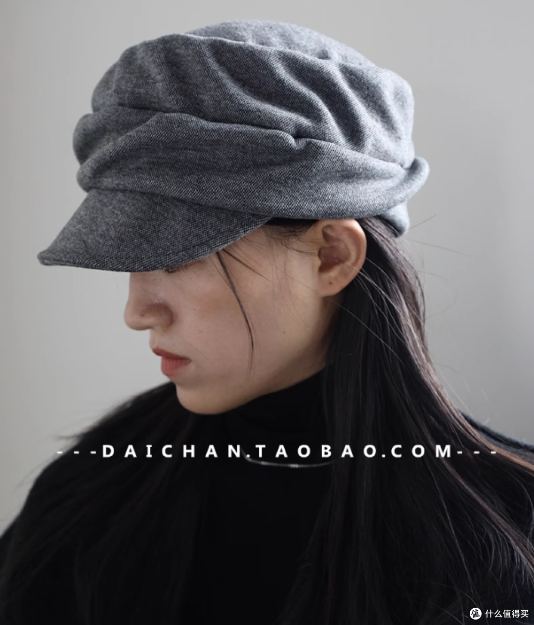 堆积褶皱花色毛呢马术帽 秋冬好搭配女生报童帽 修脸型帽子小脸