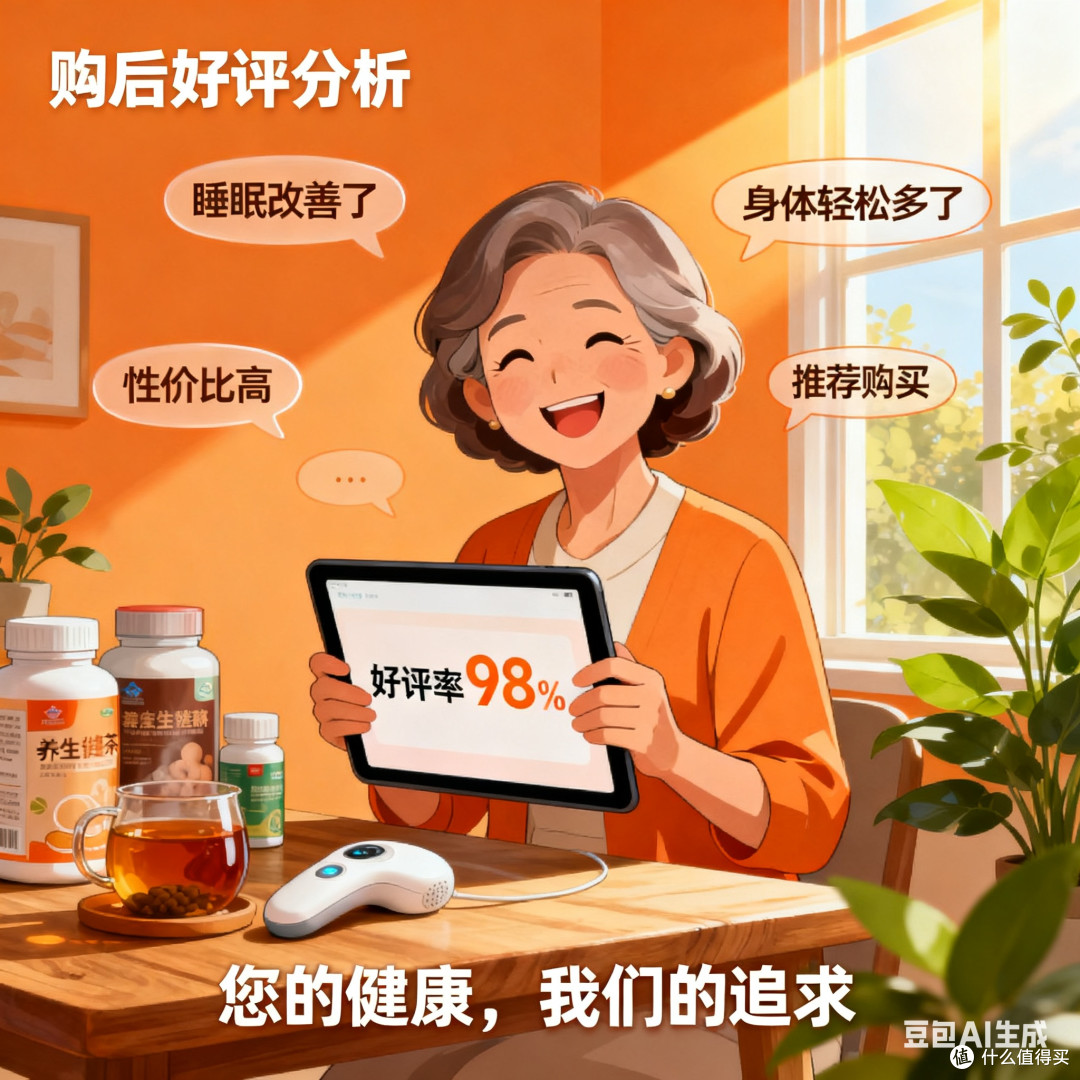 健康养生购后好评分析