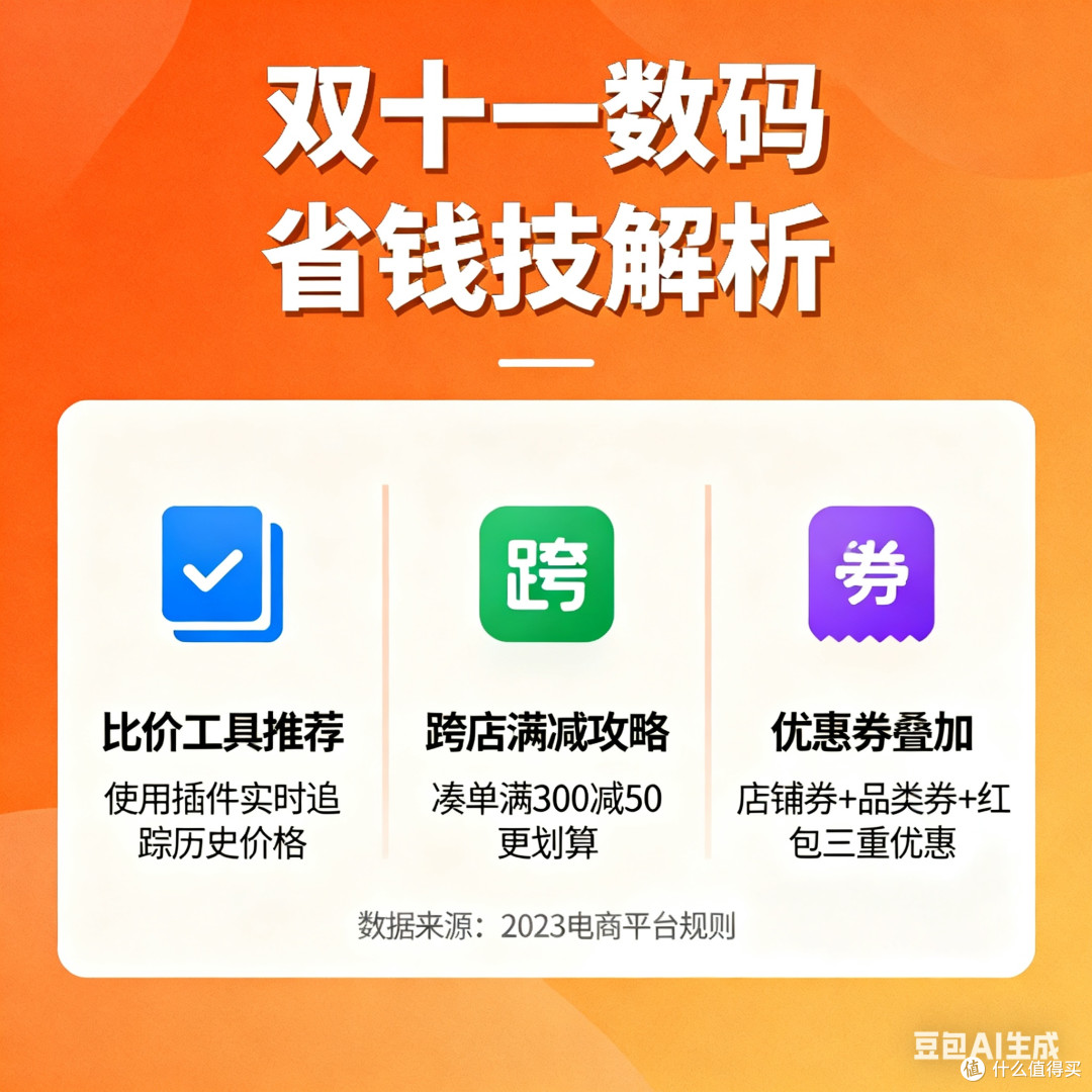 双十一数码省钱技巧解析