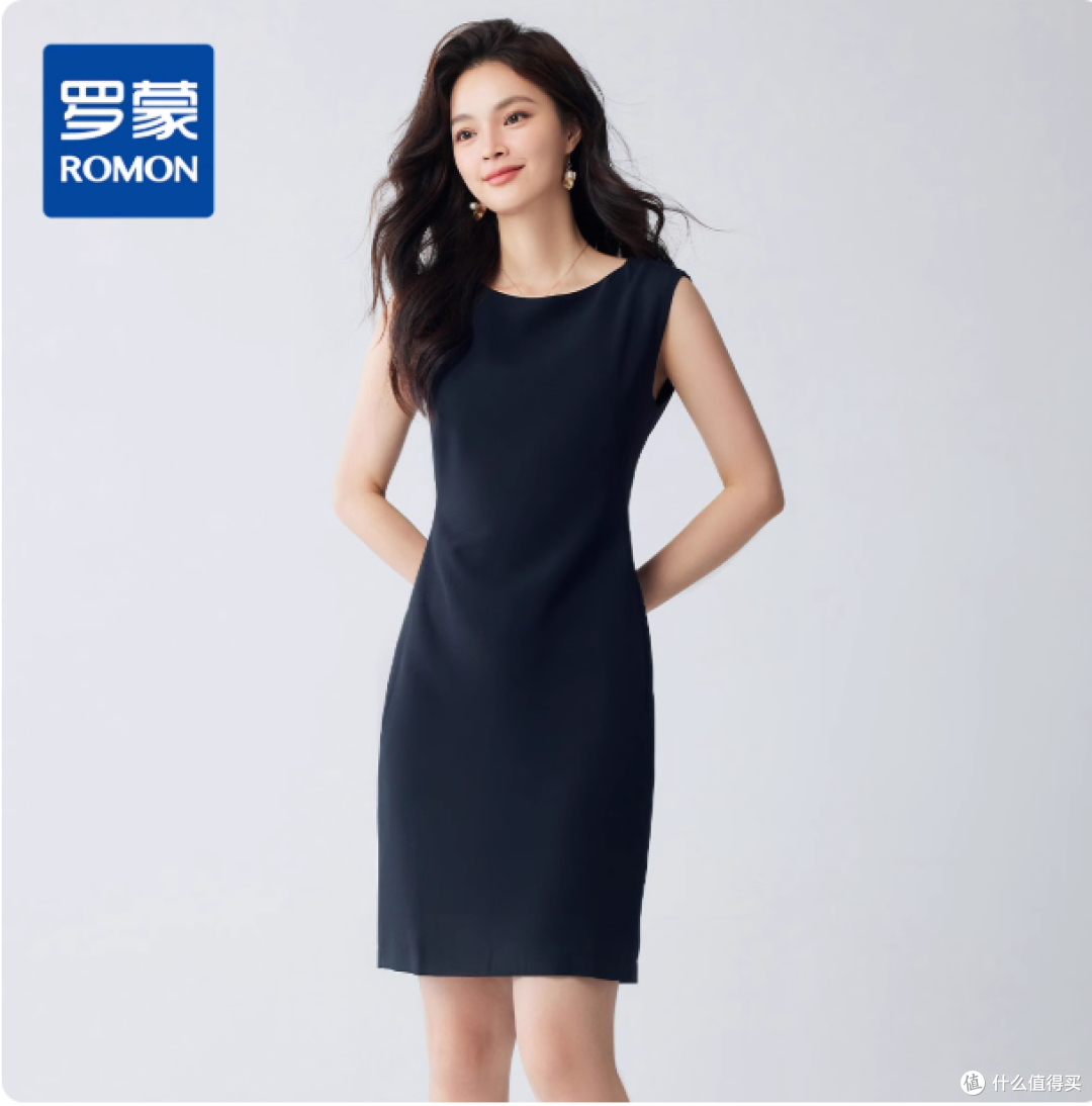 罗蒙夏季女装无袖连衣裙:解锁职场与日常的百变优雅