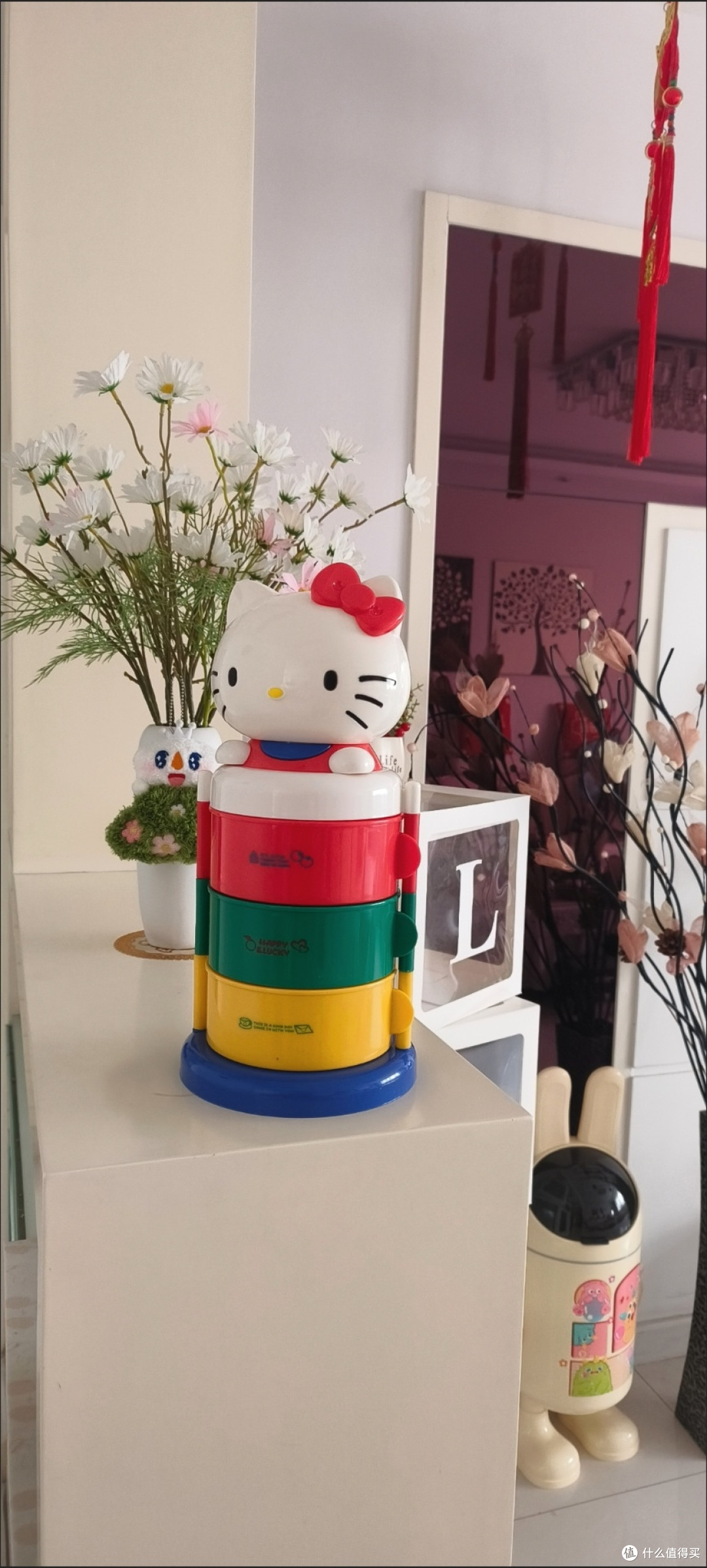 这KT旋转收纳盒把我梳妆台从垃圾堆救回来了!
