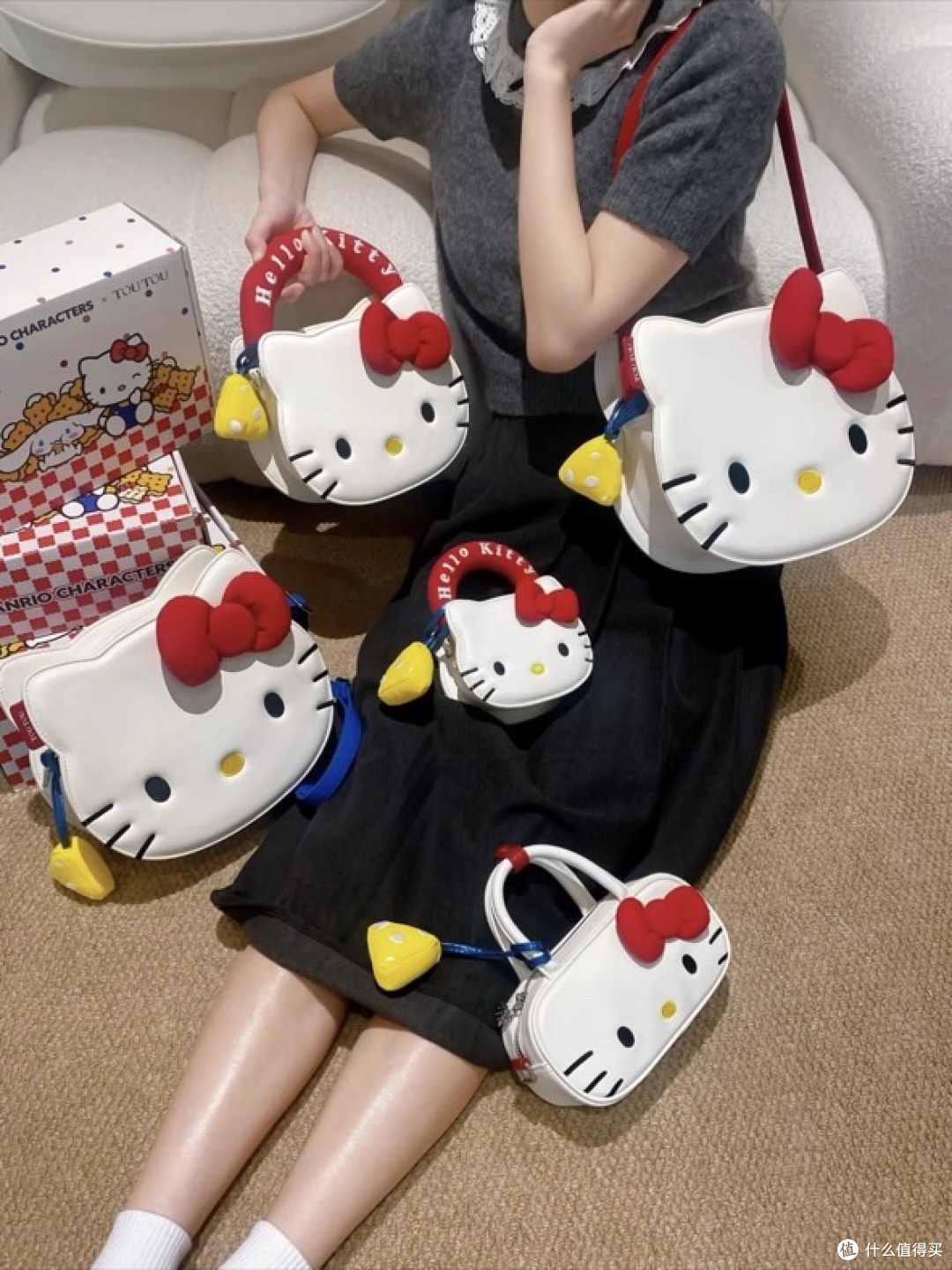 谁懂啊!TOUTOU 凯蒂猫包日常出街,搭配度拉满