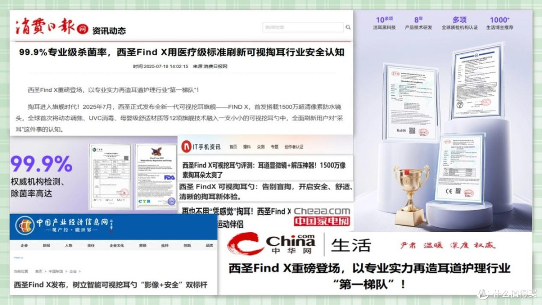 双11可视掏耳勺选购,西圣、蜂鸟、泰视朗、Xlife热门型号怎么选