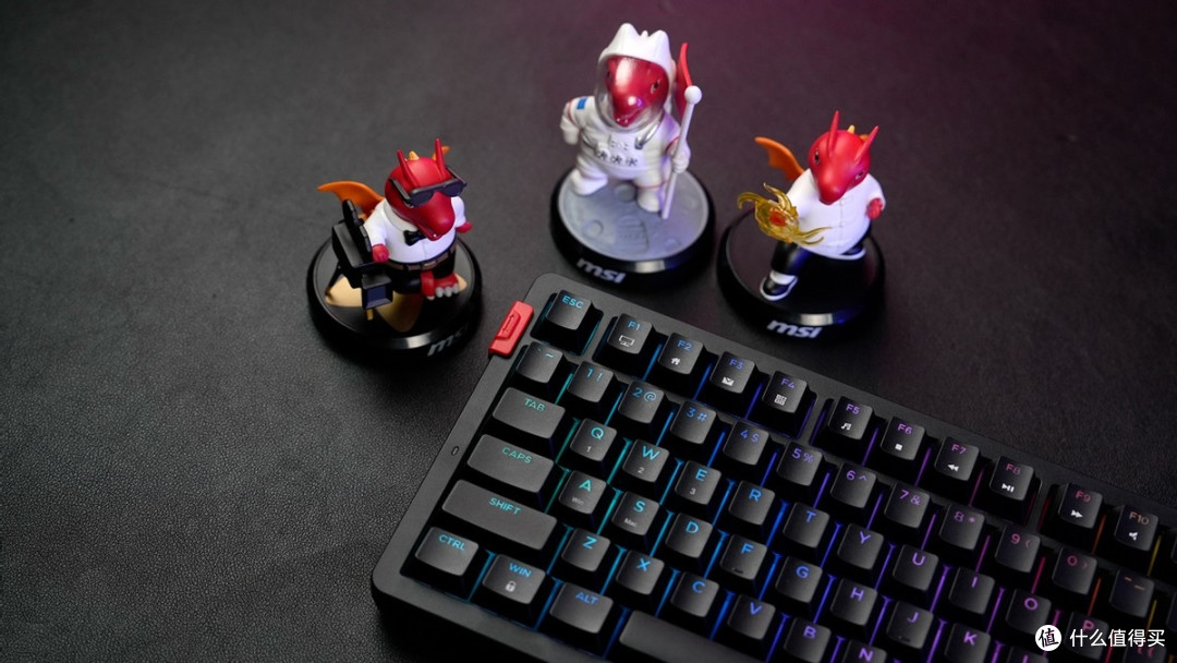 简约精致又稳如老铁的MSI GK300 W三模电竞机械键盘上手体验