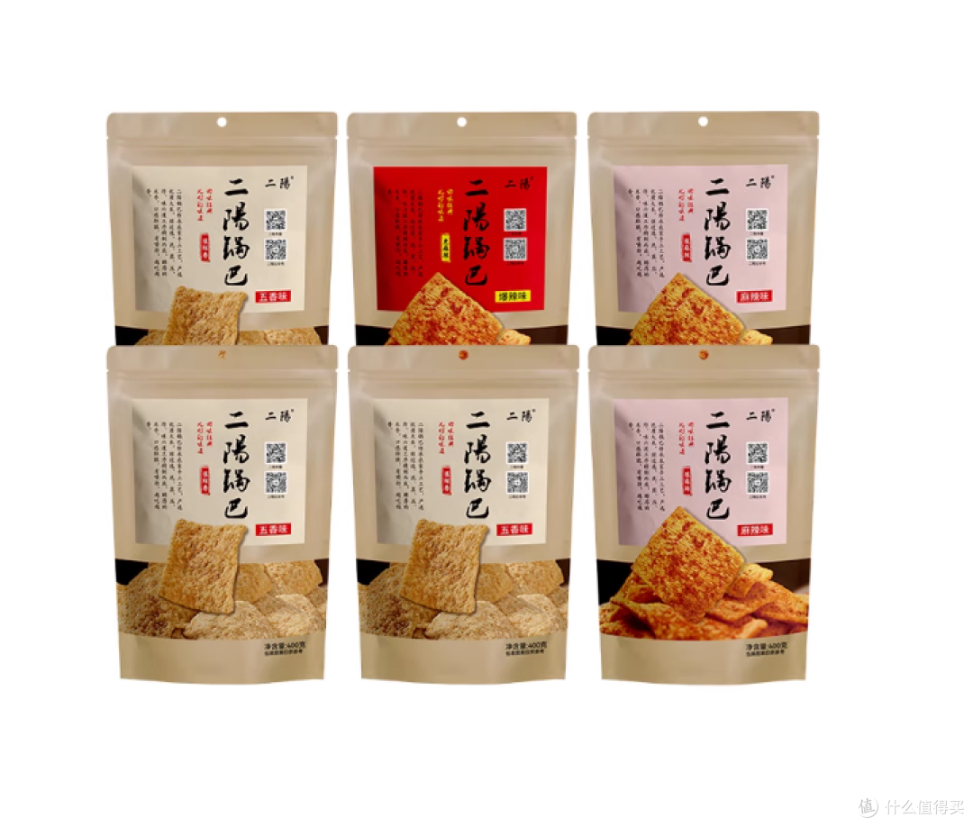 被襄阳朋友按头安利的锅巴!400g 大包啃到爽,三种口味封