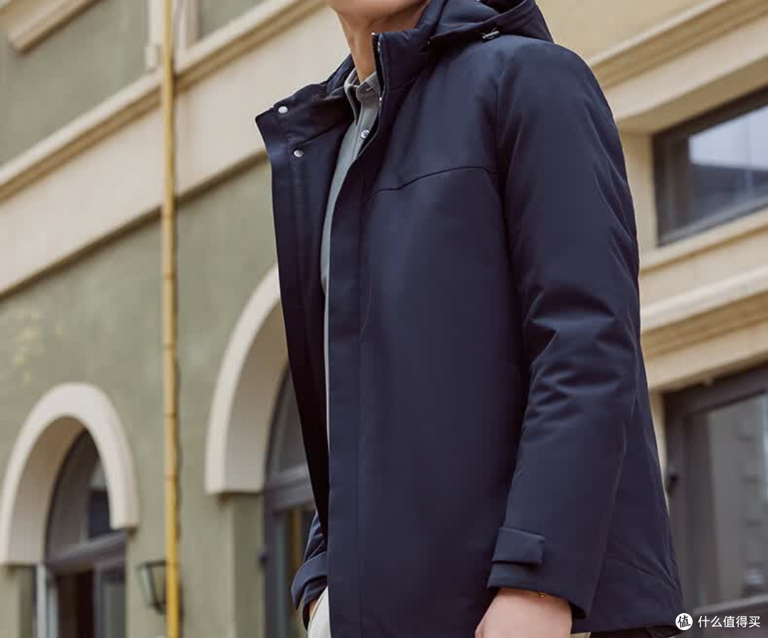 雅戈尔男士连帽羽绒服:冬天保暖又好穿