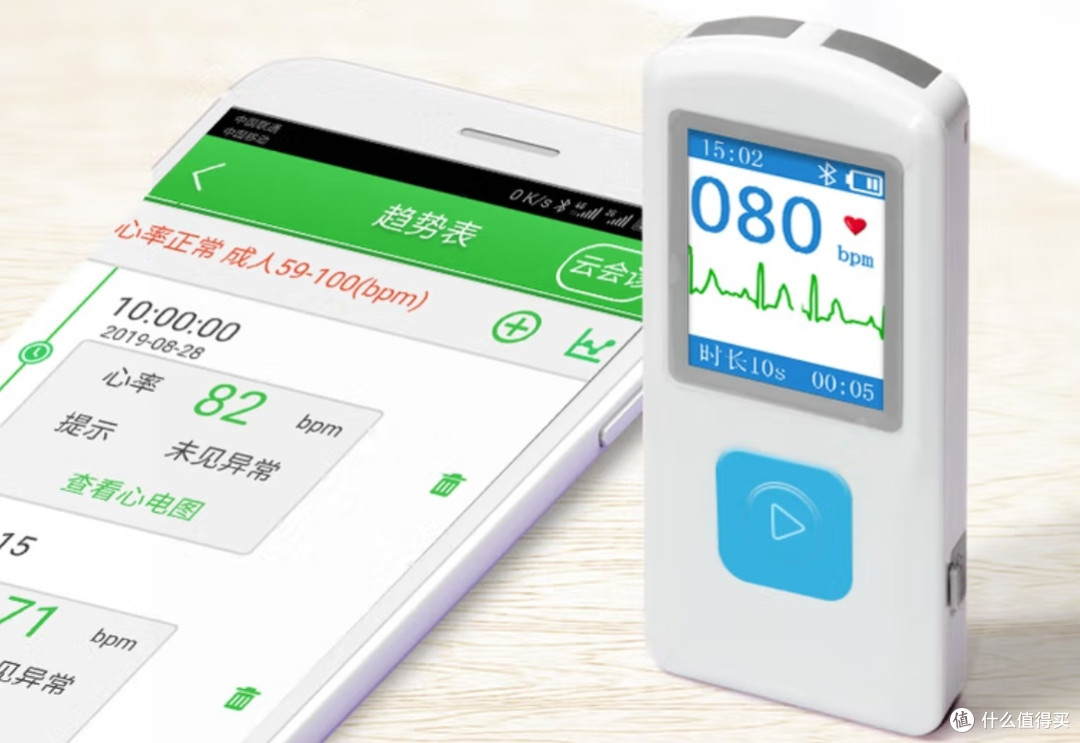 CONTEC PM10便携式心电图机精准检测