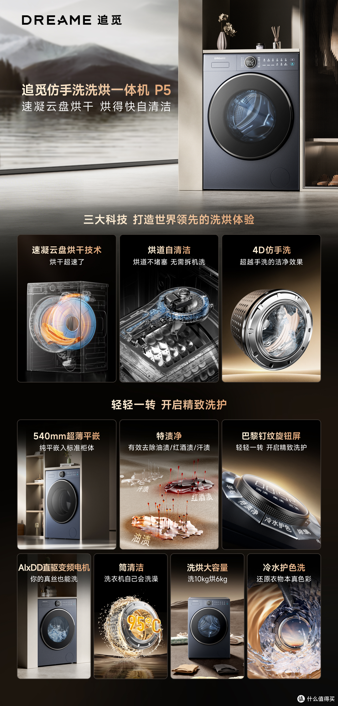 洗衣机内卷时代,追觅P5靠世界级仿手洗硬核出圈