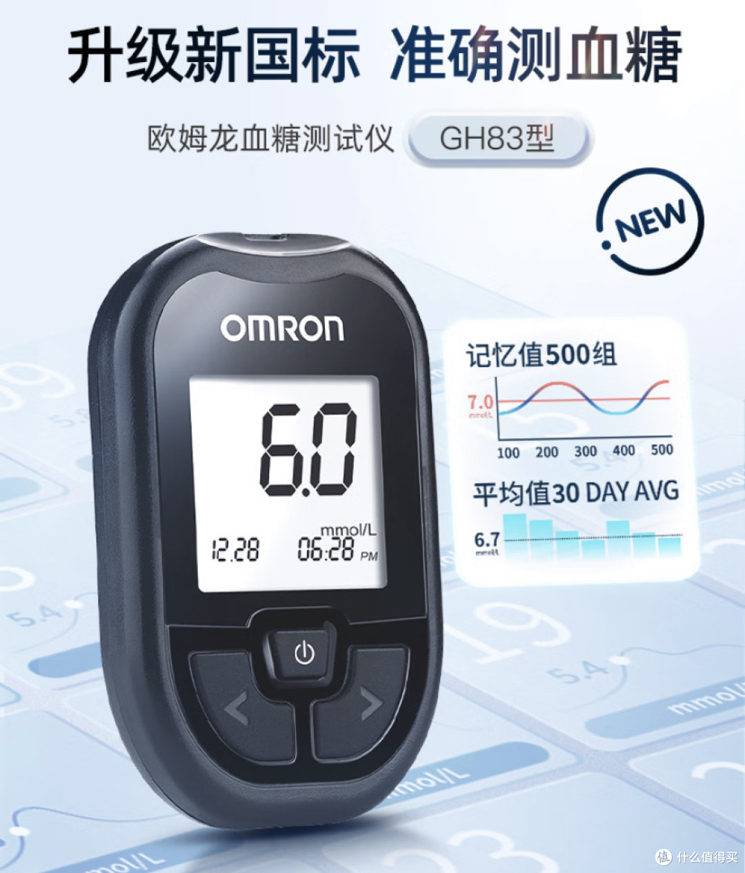 双11健康囤货清单:欧姆龙GH83血糖仪,家庭控糖的隐形守护者。