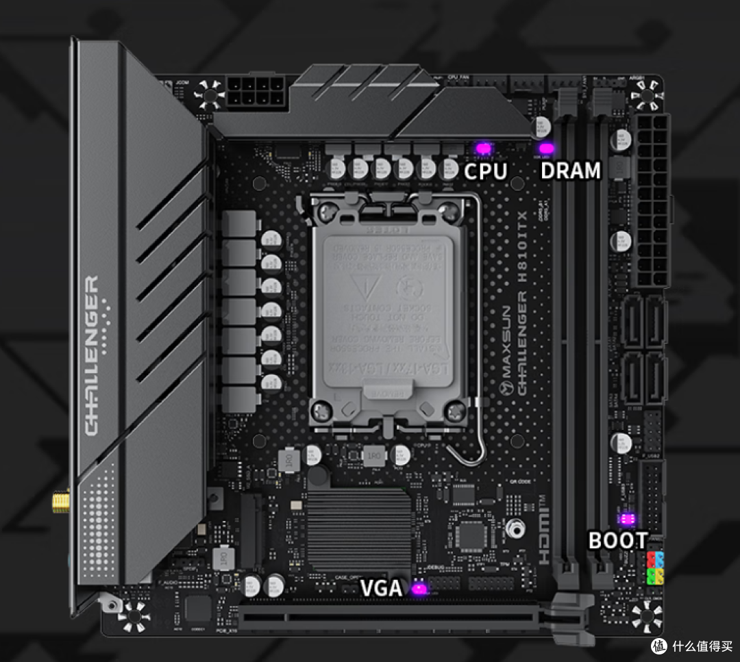 打死不装?装的就是ITX小钢炮:230F+铭瑄H810ITX+5070+乔思伯T9