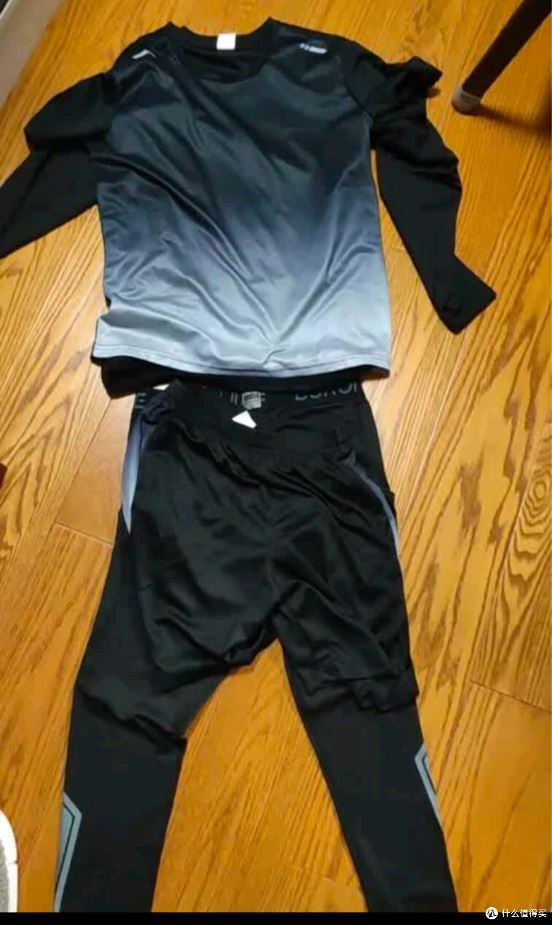 步锐特（BURUITE）运动套装男跑步装备晨跑健身服骑行训练紧身