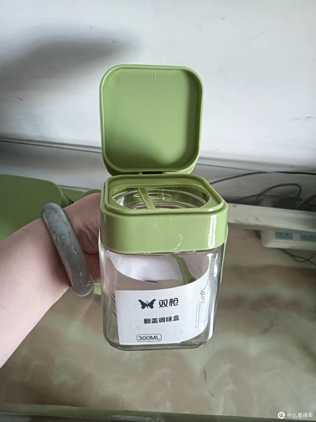 双枪厨房调料盒盐罐套装厨房好物