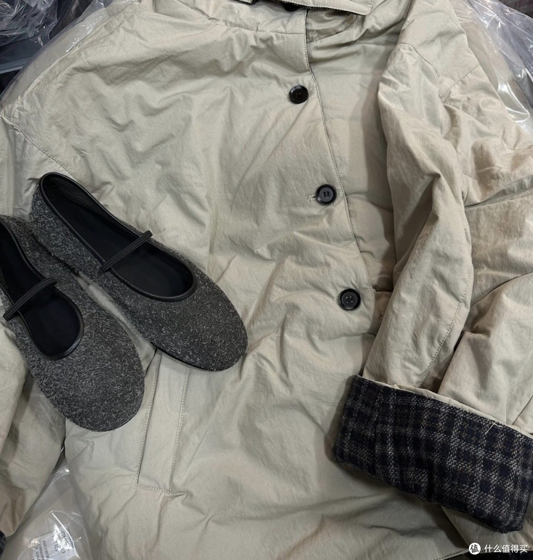 两面穿棉服的冬日搭配