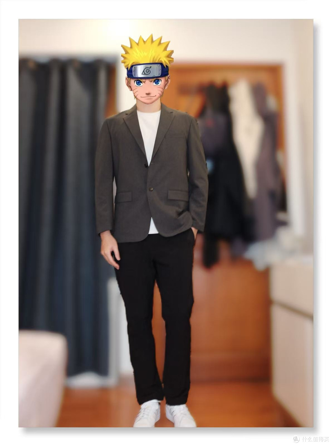 优衣库的这件可机洗休闲西装外套,覆盖正装到休闲,不错