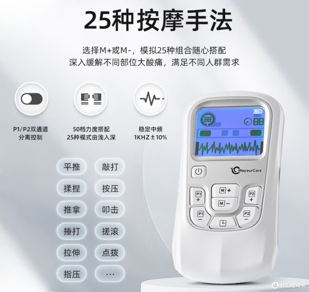 双十一必囤！WayourCare中频理疗仪，给身体来场专业级放松