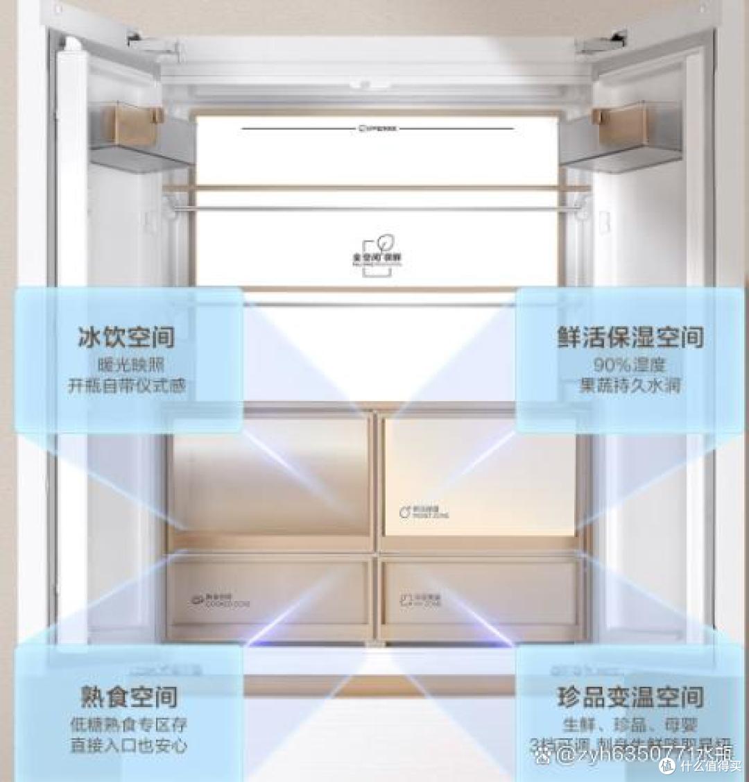 海尔「麦浪套系」511升冰箱：全空间保鲜，零嵌美学之选！