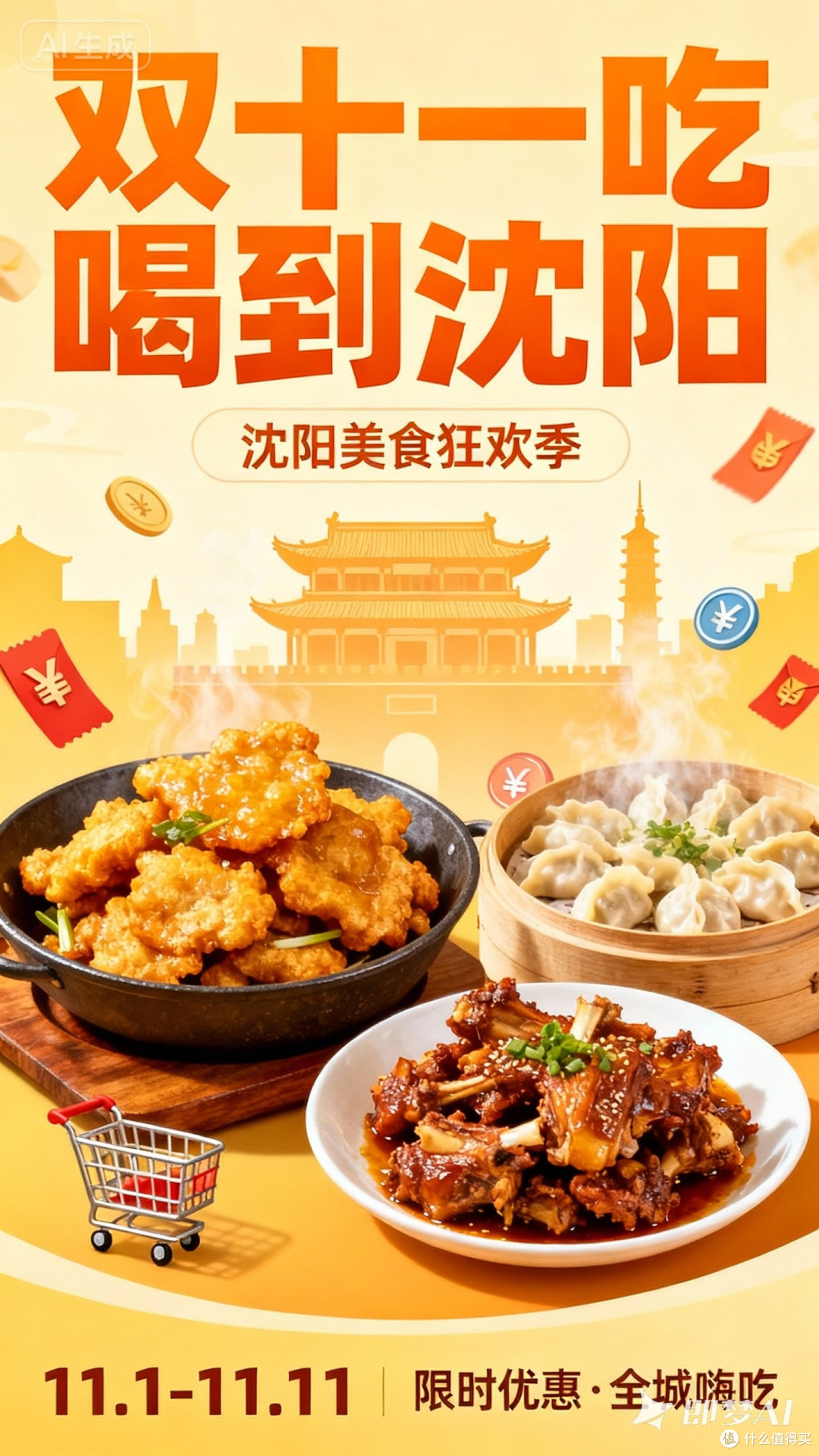 双十一吃喝到沈阳
