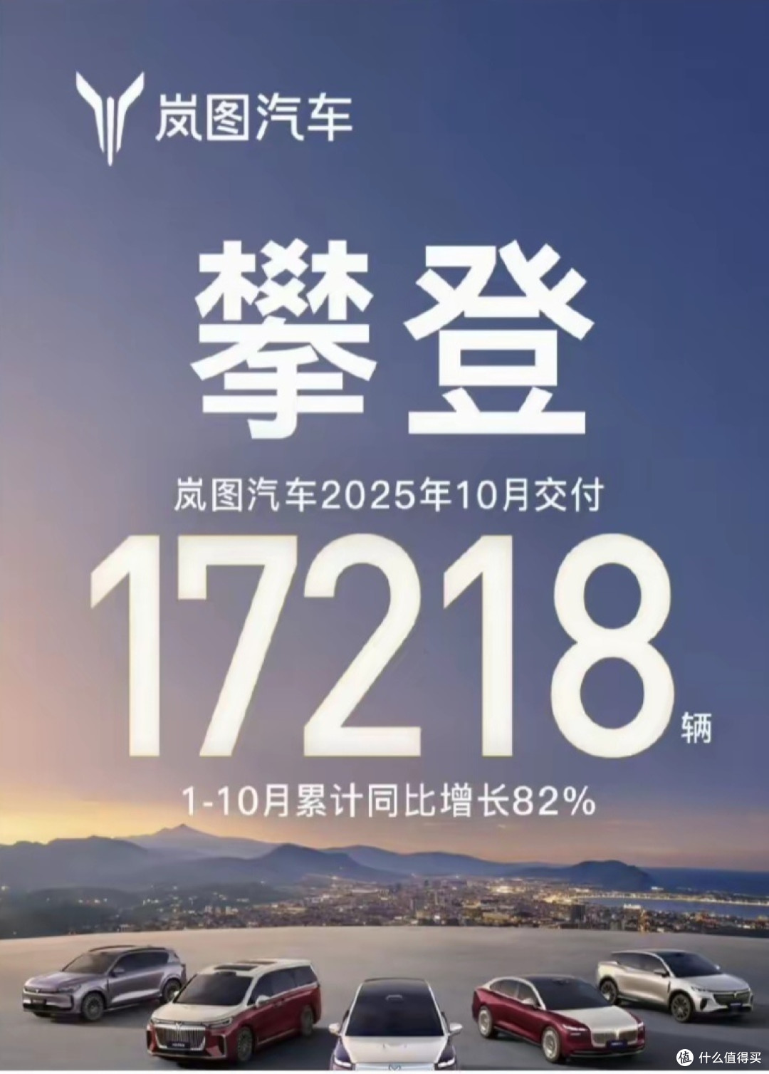 万万没想到岚图后来居上!竟然成了华为hi模式销量的老大?