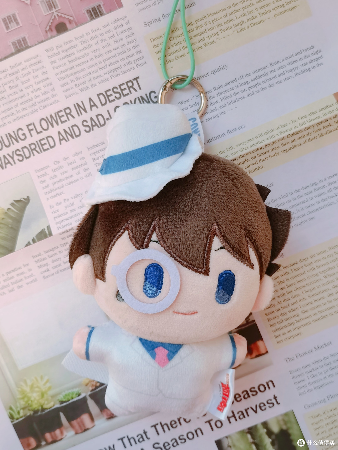 【名侦探柯南盲盒】怪盗基德毛绒挂件细节还原
