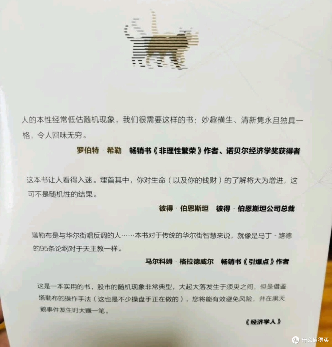 解构不确定性：《随机漫步的傻瓜》的洞察_经济_什么值得买