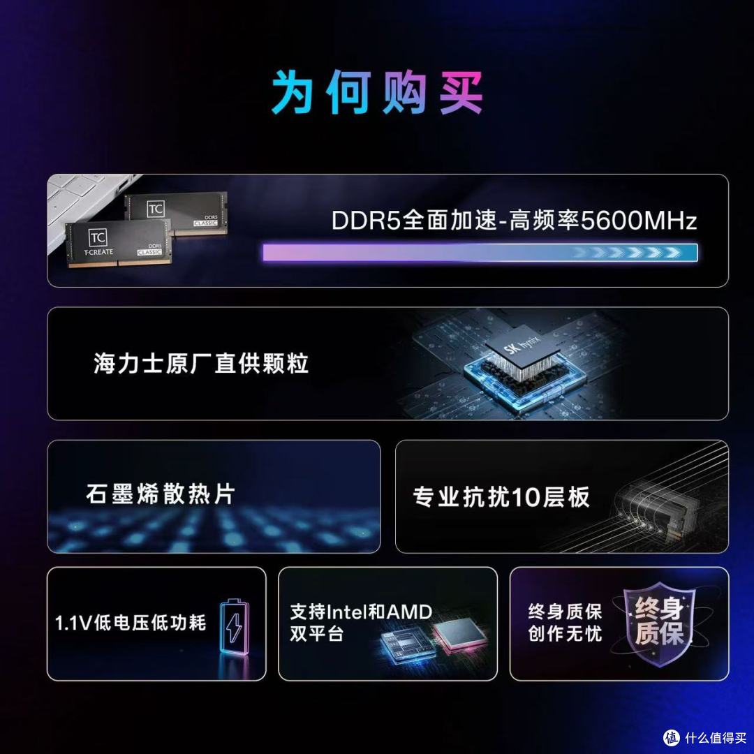 十铨开创者DDR5笔记本内存条深度体验:海力士原生5600+10层PCB板