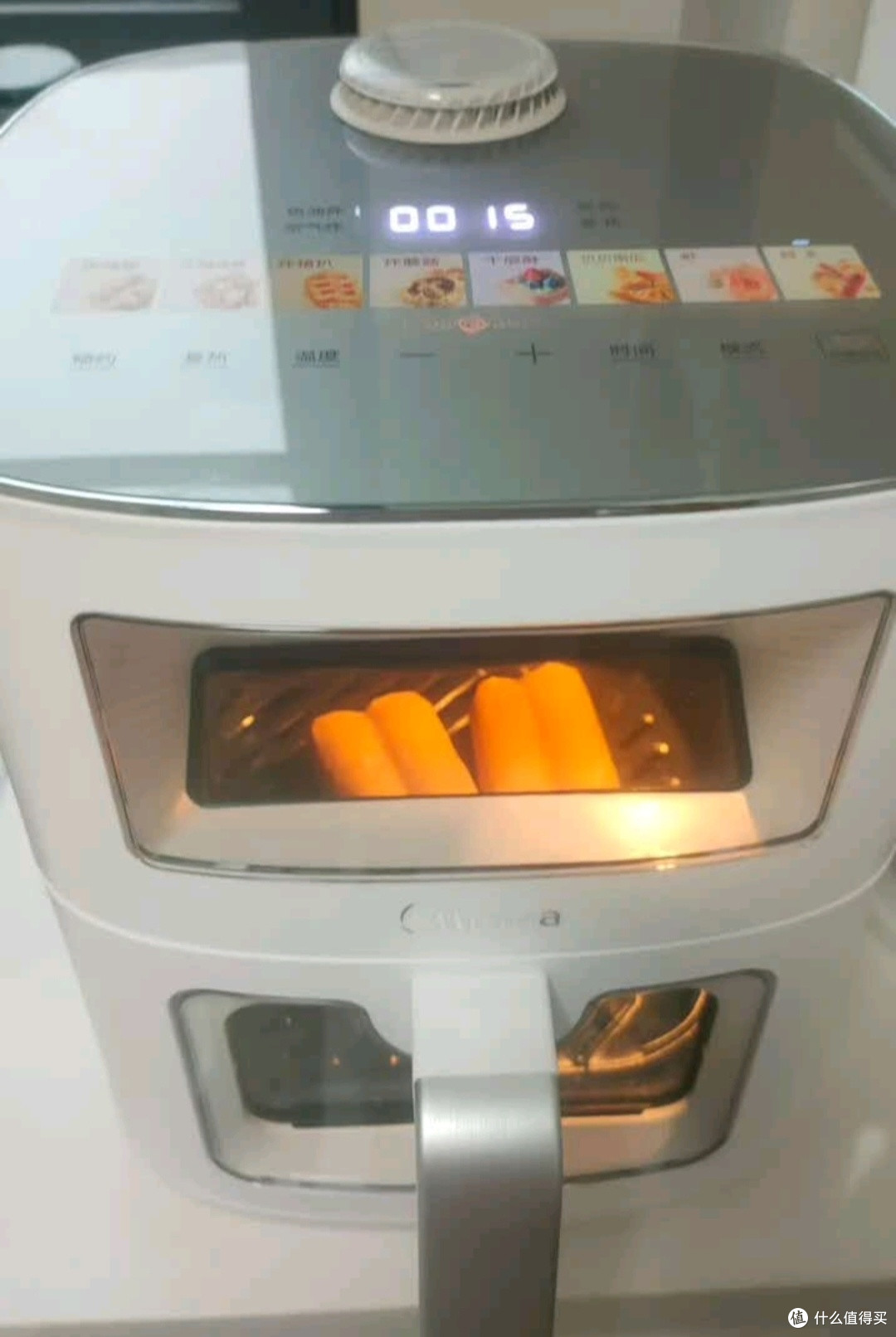 厨房好物！美的透明可视空气炸锅太好用了