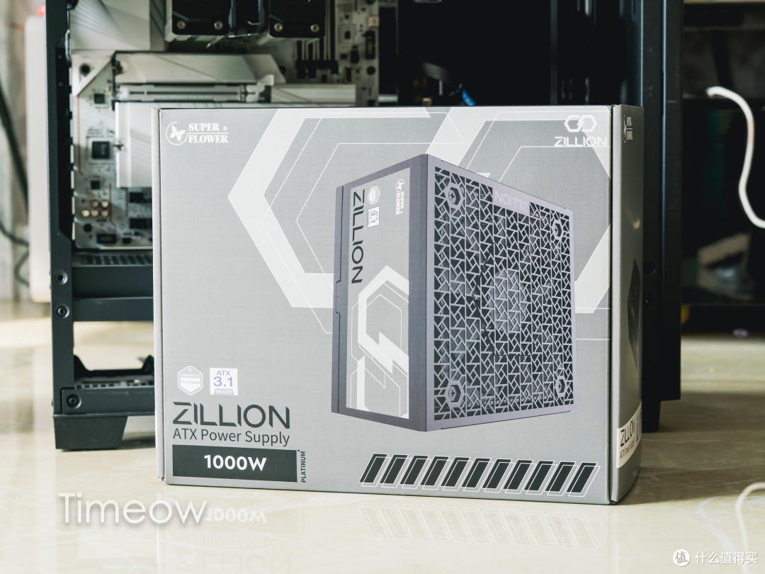 双11电源选哪家 振华卓凌ZILLION白金P1000电源 静音高配装机分享